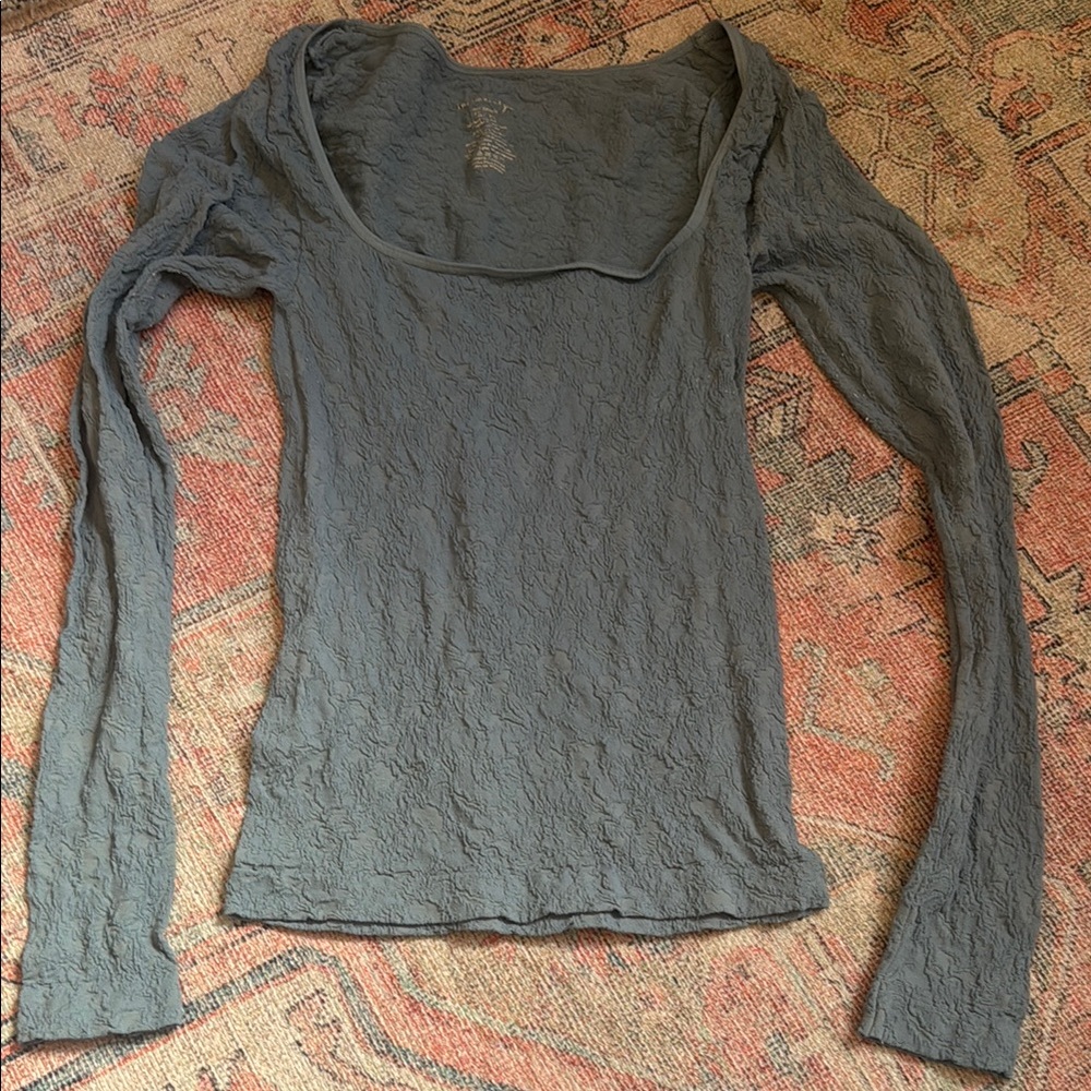 Free People Teal Women's Top